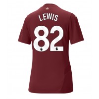 Manchester City Rico Lewis #82 Fotballklær Tredjedrakt Dame 2024-25 Kortermet